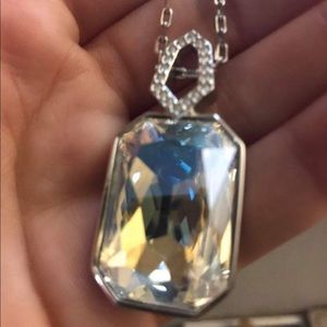 Swarovski double sided pendant
